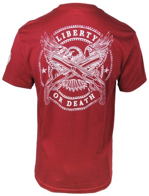 Front Toward Enemy Brand liberty or death Tshirt